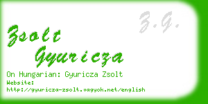 zsolt gyuricza business card